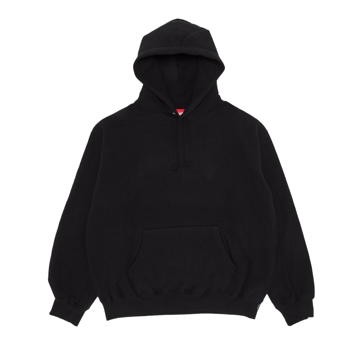 

Толстовка с капюшоном Supreme из атласа и аппликацией, цвет Черный