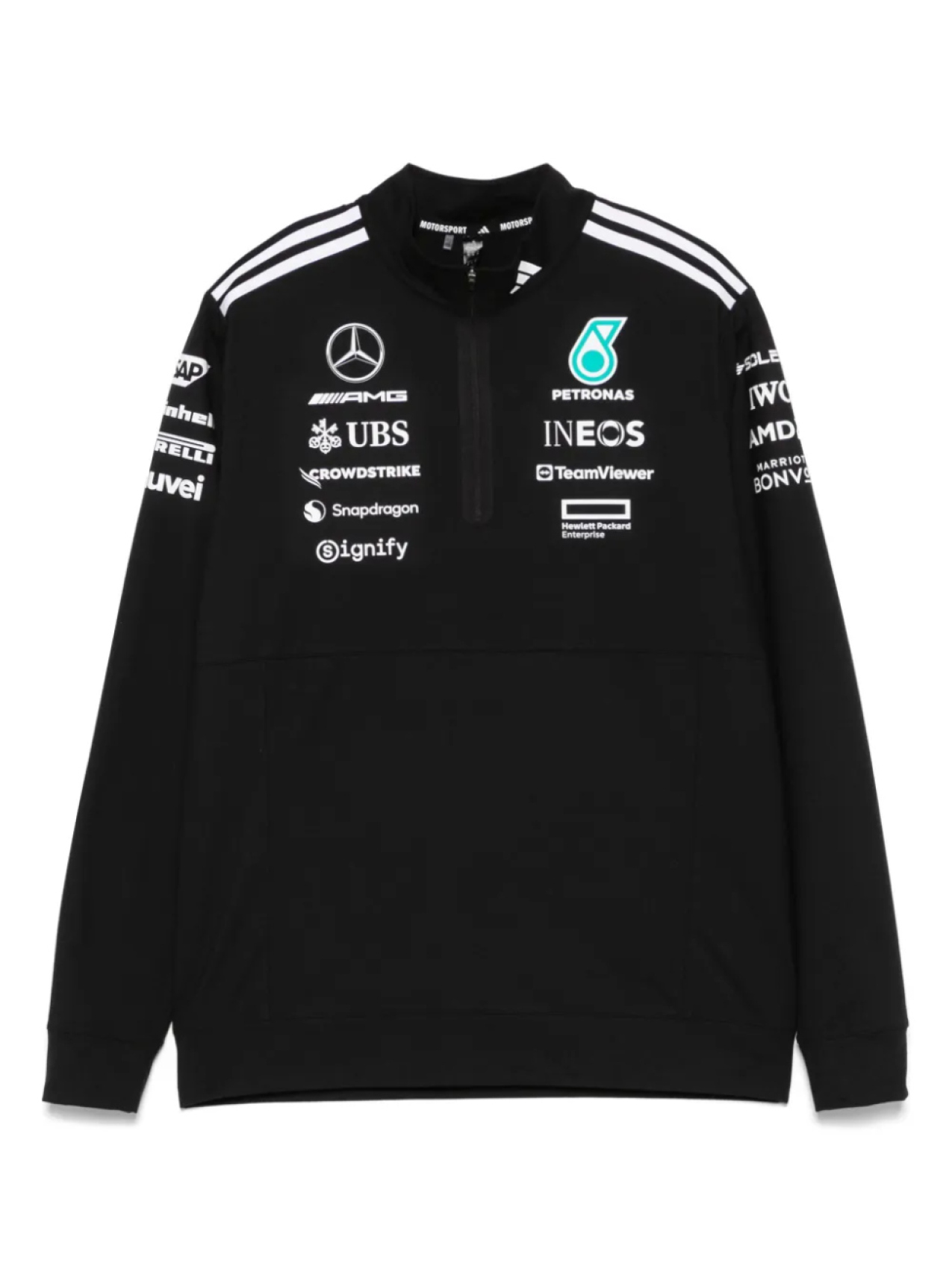 

Футболка команды Формулы-1 Adidas x Mercedes AMG Petronas, черный