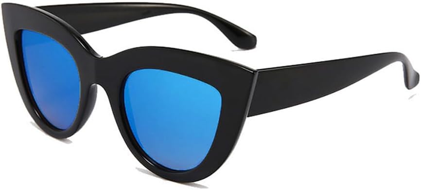 

Солнцезащитные очки UV400 с металлическими шарнирами в форме «кошачьего глаза» и градиентной застежкой, подходят для женщин и мужчин, для бега и занятий спортом на открытом воздухе UYPTK, Black Blue