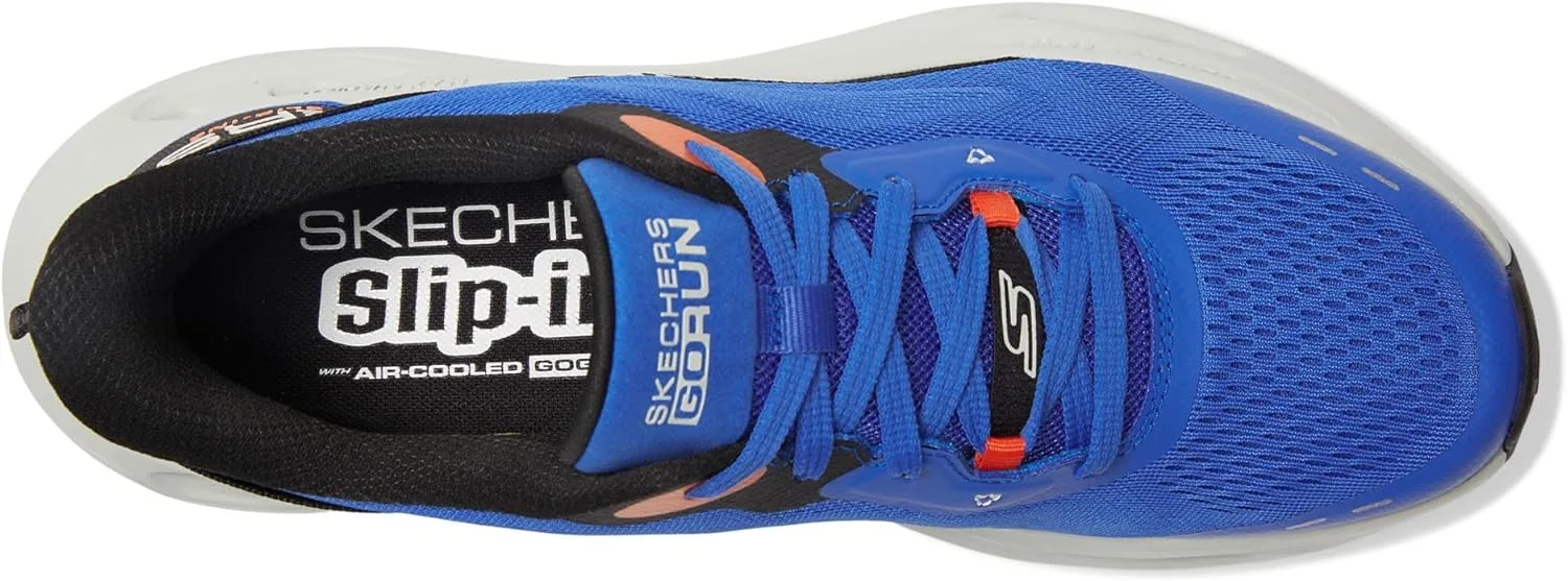 Кроссовки Skechers GO Run Swirl Tech Surge, синий/оранжевый — фото 4