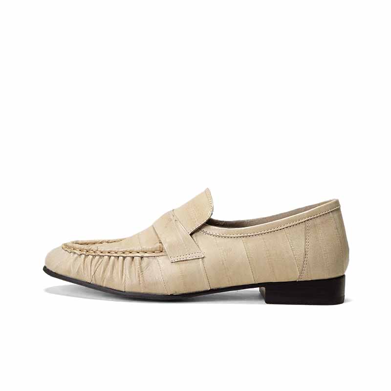 SHOEMAKER QUEEN Лоферы женские хаки серые, цвет Khaki Gray