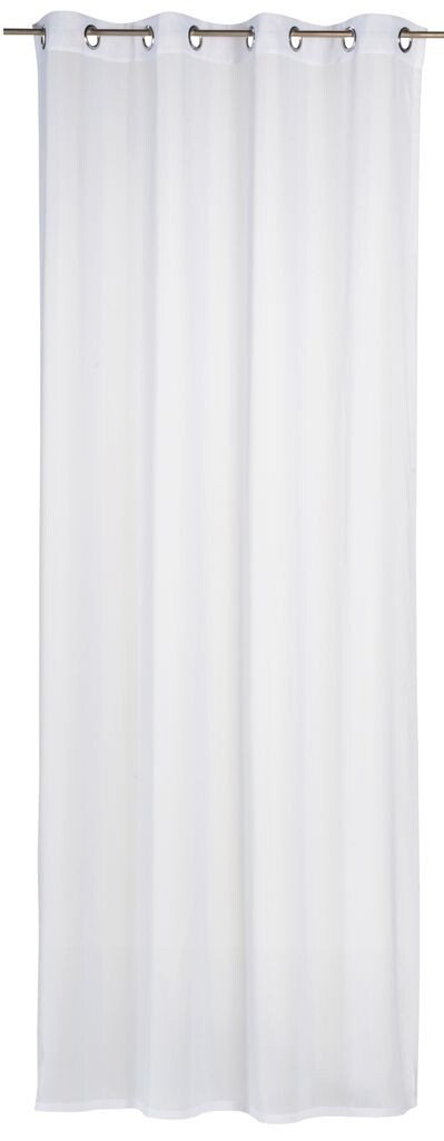 

Elbersdrucke прозрачная штора с люверсами Feel Good Uni Kid's Club однотонная белая 140x255 см 196158 занавеска для гостиной, спальни, кухни, прихожей, детской комнаты, белый
