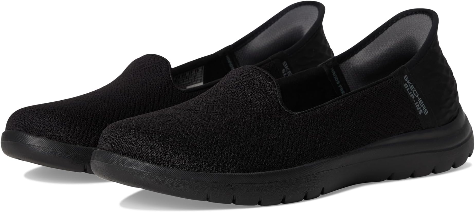 Кроссовки SKECHERS On-The-Go Flex - Astonish Hands Free Slip-Ins, Black/Black