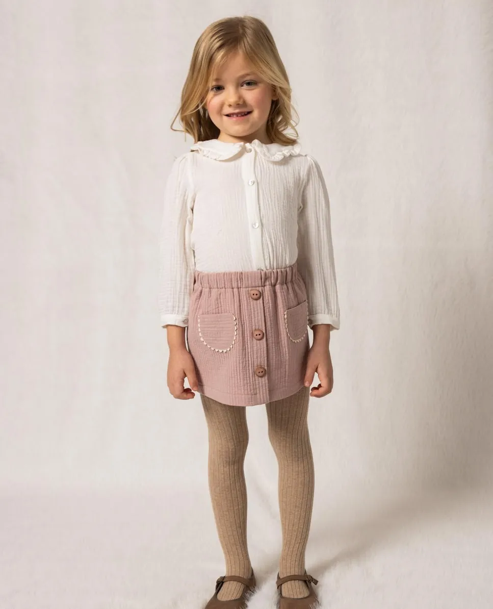 

Хлопковая детская юбка Fina Ejerique, розовый