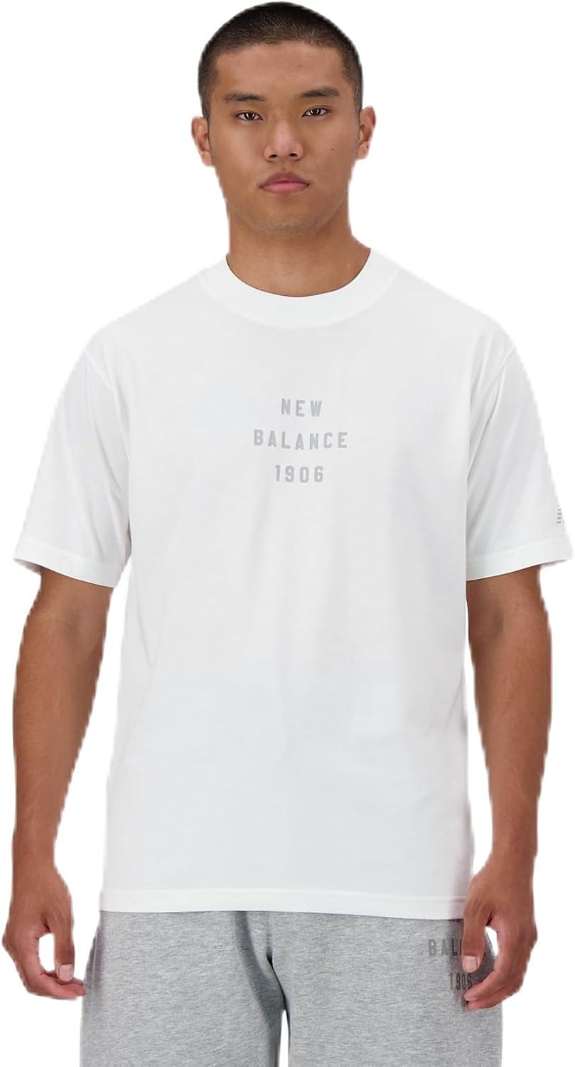 

Мужская футболка с коротким рукавом New Balance (MT41519), белый