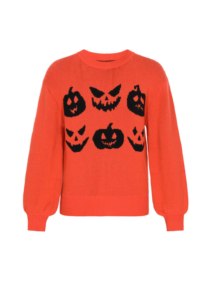 

Пуловер Swirly Sweater, оранжевый