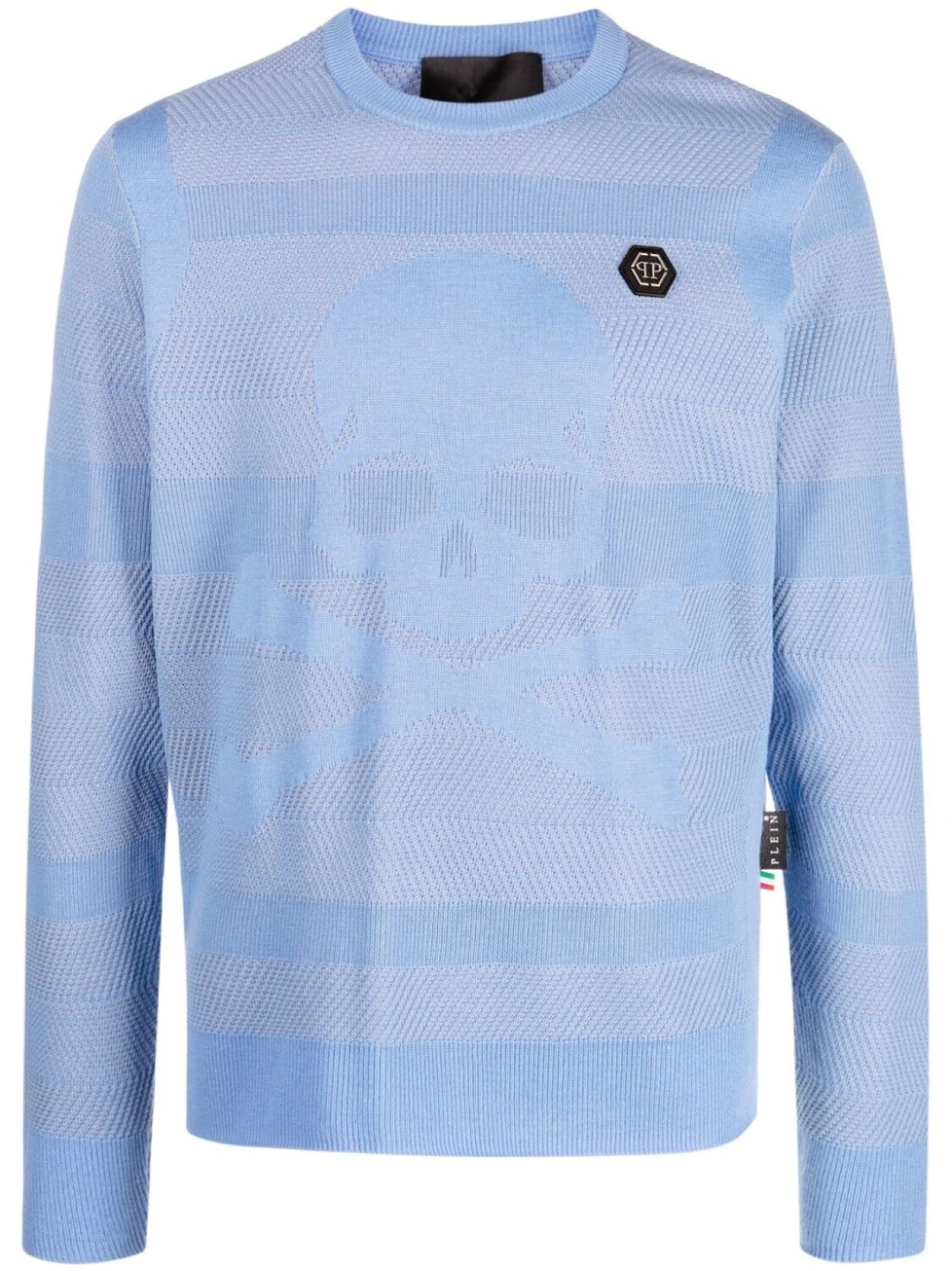 

Philipp Plein джемпер Skull&Bones из смесовой шерсти, синий