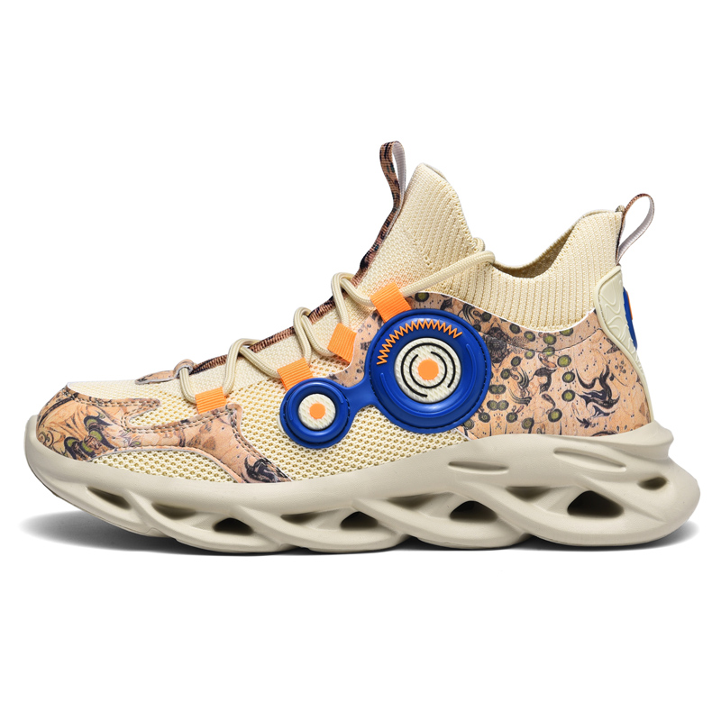 

CAMOSI Мужские бежевые повседневные кроссовки с амортизацией и противоскользящей подошвой, цвет Beige