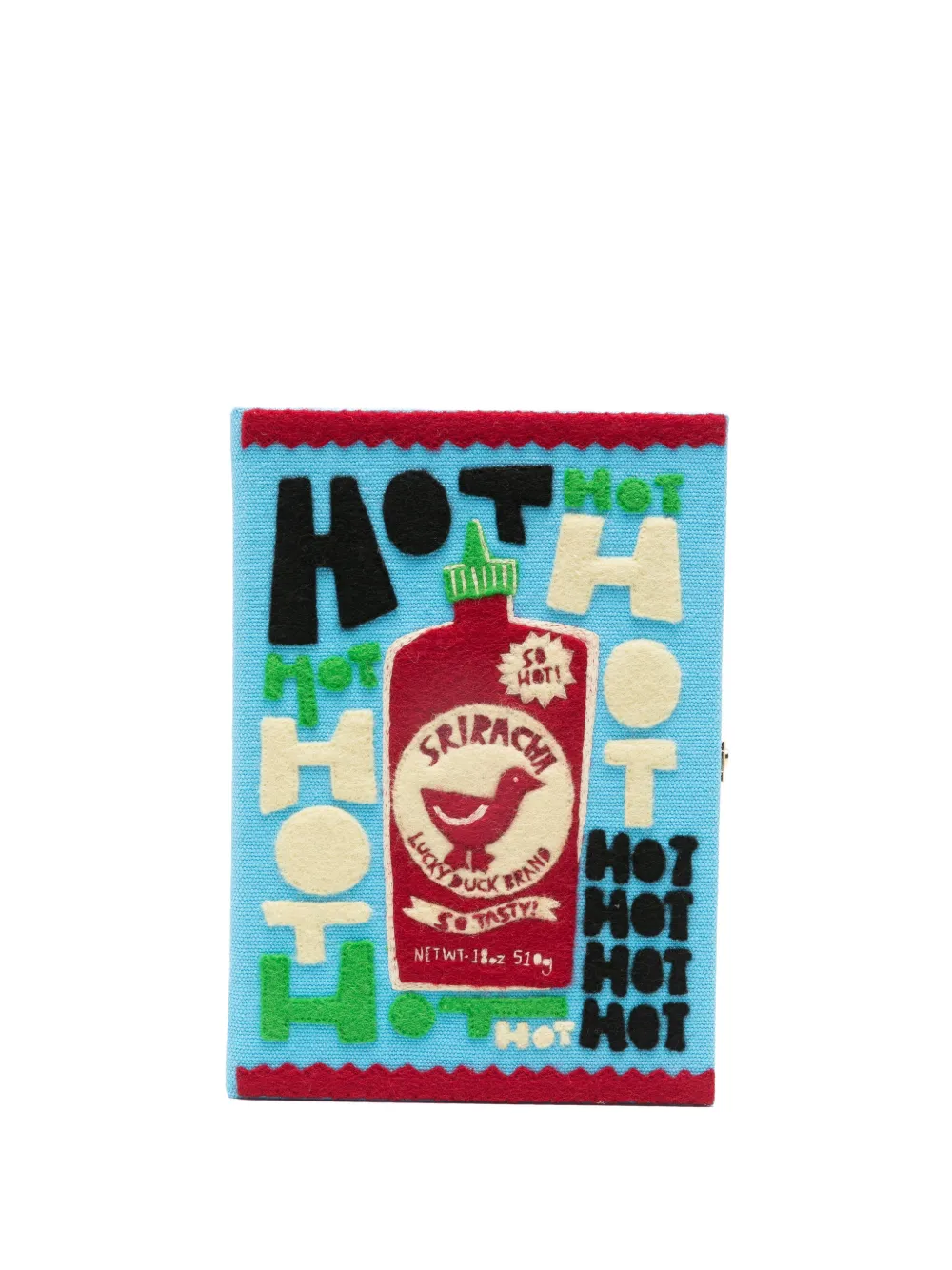 

Мини-сумка с графическим аппликацией Olympia Le-Tan, синий