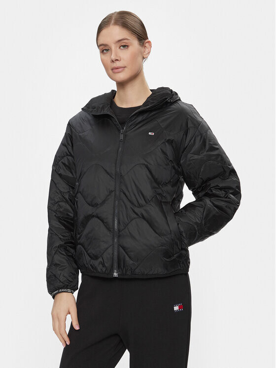 

Переходная куртка стандартного кроя Tommy Jeans, черный