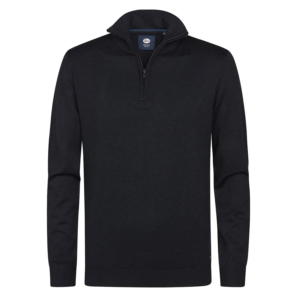 

Свитер Petrol Industries M-3050-KWC207 half zip, черный