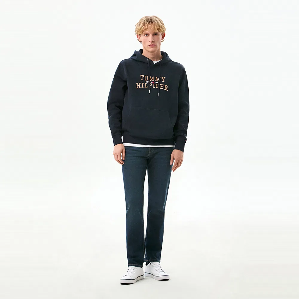 Мужская худи Icon Intech темно-синяя от Tommy Hilfiger — фото 2