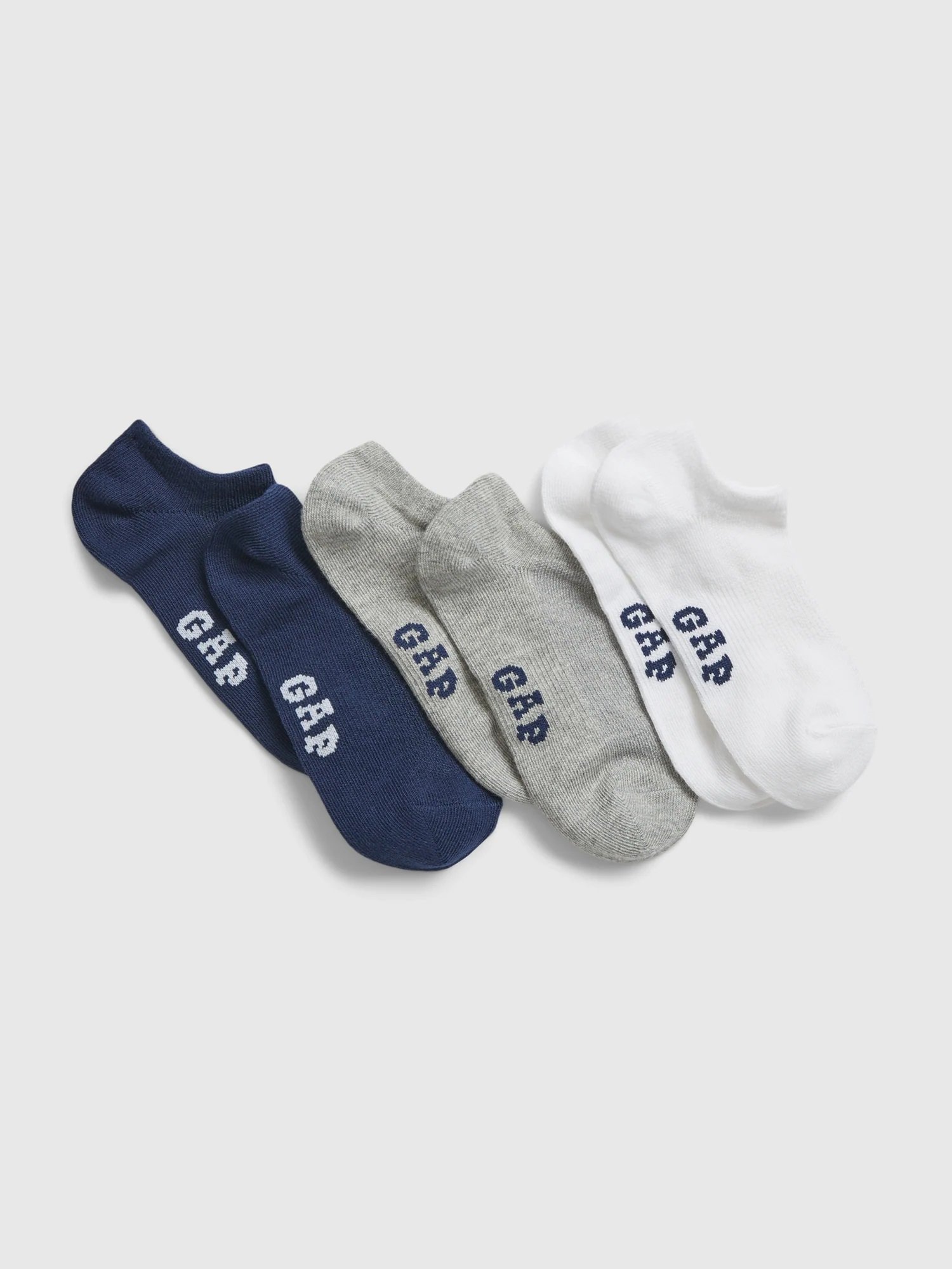 (K) Невидимые носки, комплект из 3 пар (детские) GAP, MULTI