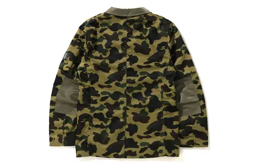 Bape Куртка Мужская Зеленая A Bathing Ape, зеленый — фото 2