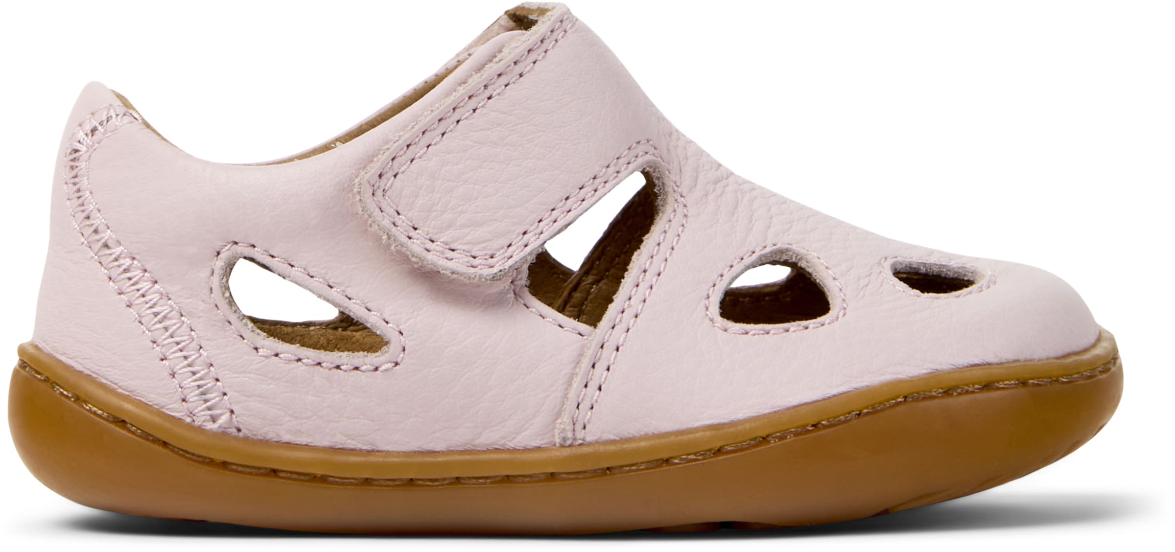 CAMPER First-Step Shoes 'Peu Cami' в пастельно-розовом цвете — фото 2