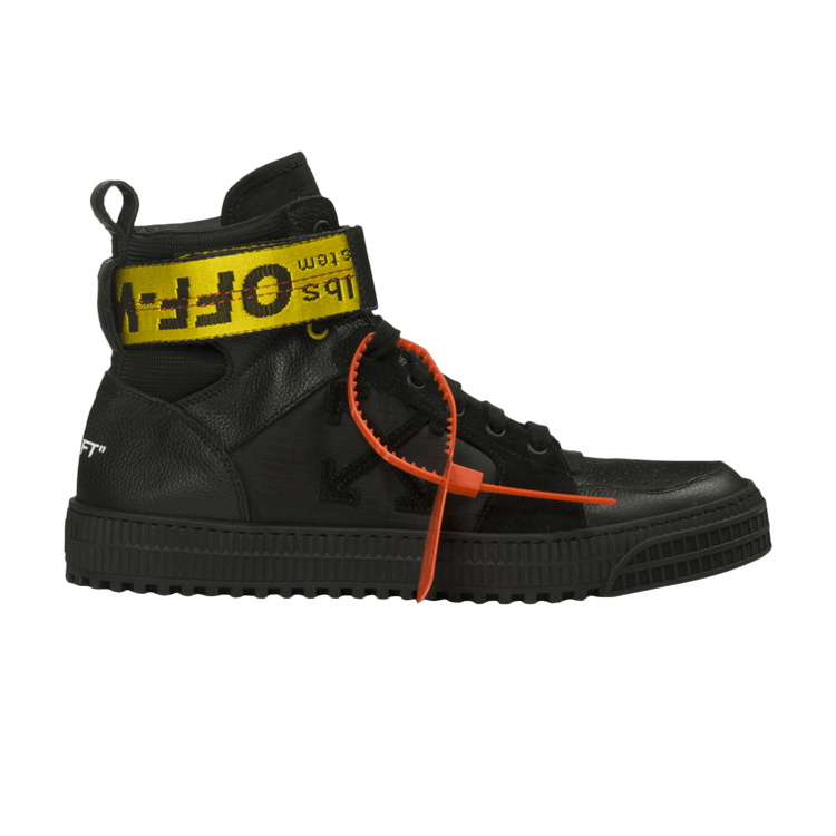 

Кроссовки Off-White High Top Sneaker 'Black', черный