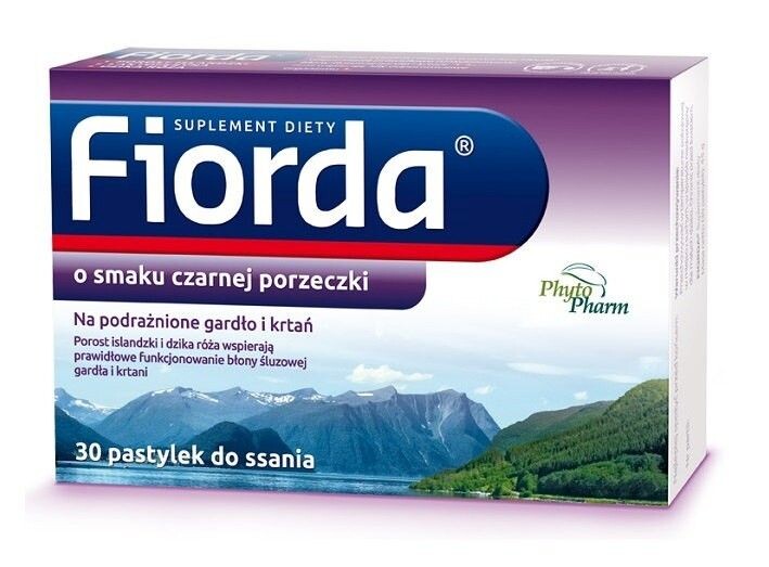 

Fiorda Pastylki Smak Porzeczkowy леденцы, 30 шт.