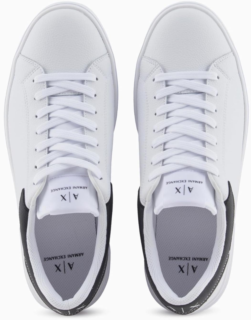 Мужские кроссовки Armani Exchange London Classic, белый/черный — фото 4