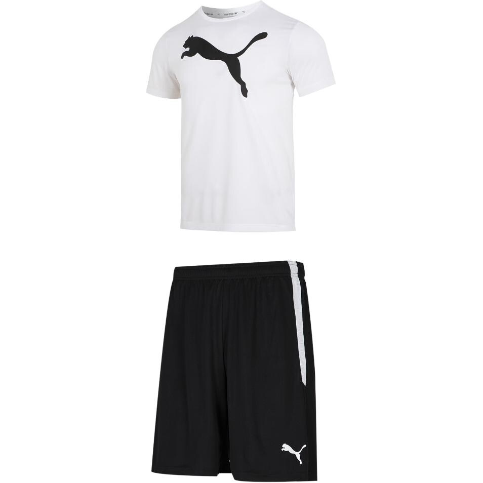 

Повседневная спортивная одежда для мужчин белого и черного цвета Puma, черный