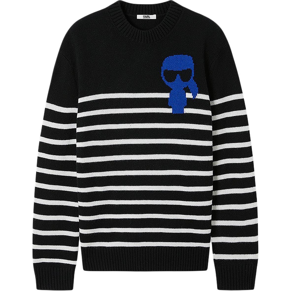

Karl Lagerfeld Striped Sweater KARL LAGERFELD / Karl Lagerfeld Jeans, черный
