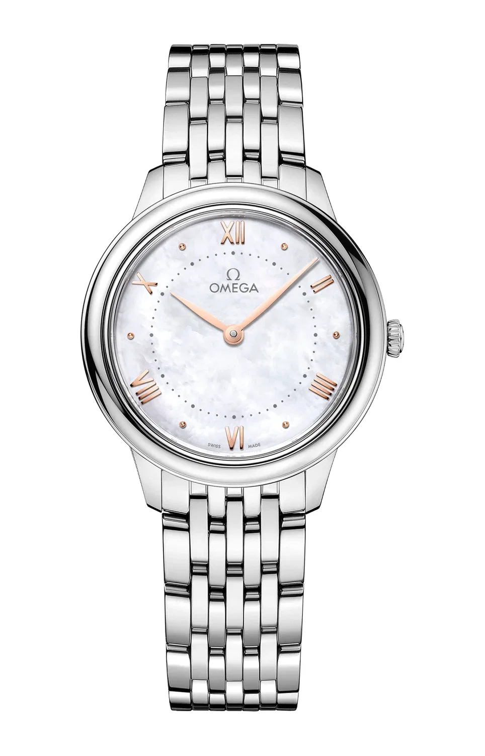 DE VILLE PRESTIGE КВАРЦ 30 ММ - 434.10.30.60.05.001 OMEGA, серебряный