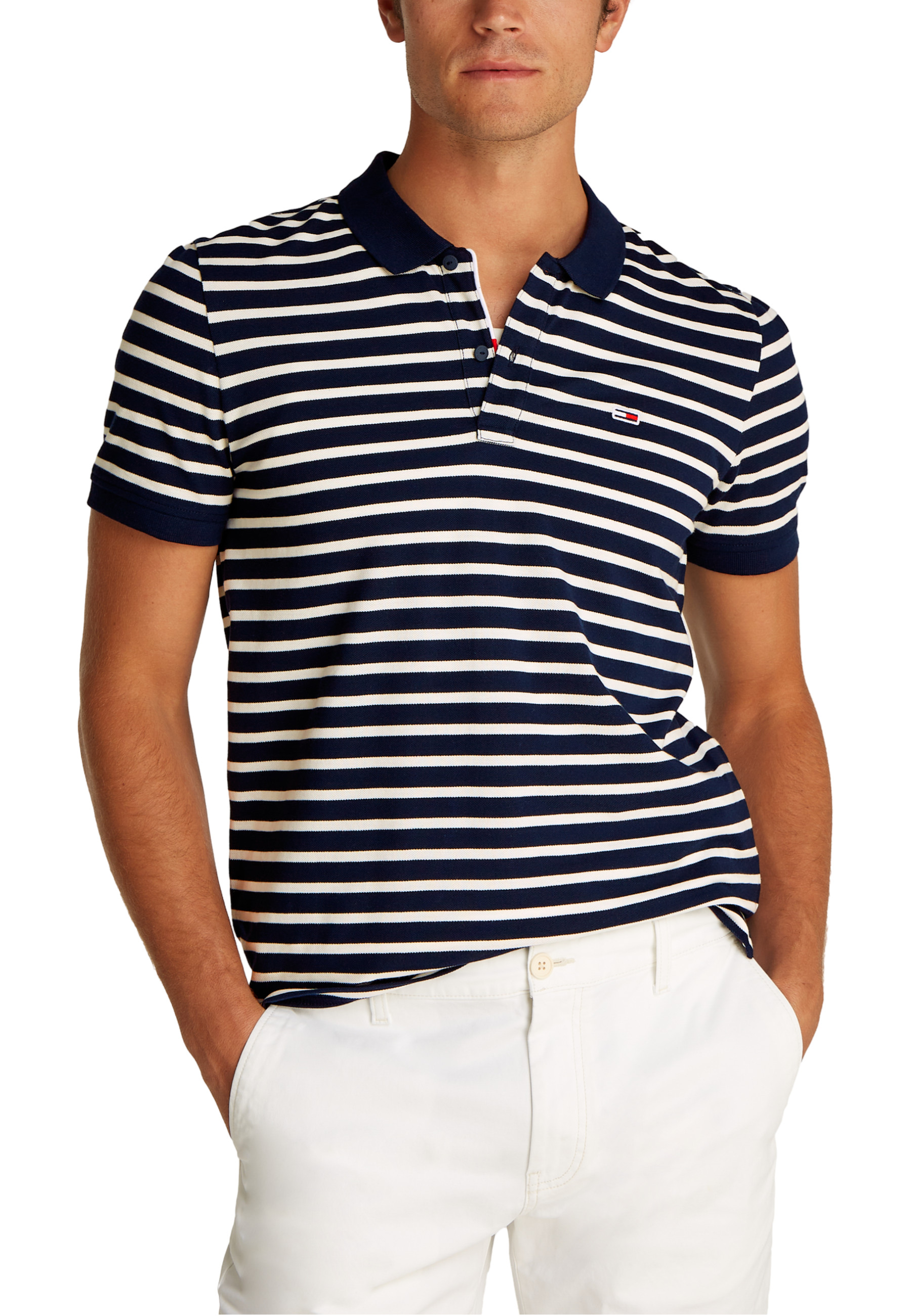 

Поло Tommy Jeans, синий