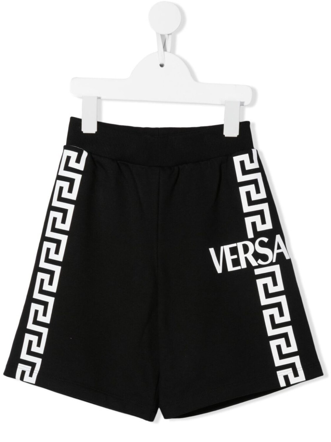 

Versace Kids спортивные шорты с логотипом, черный