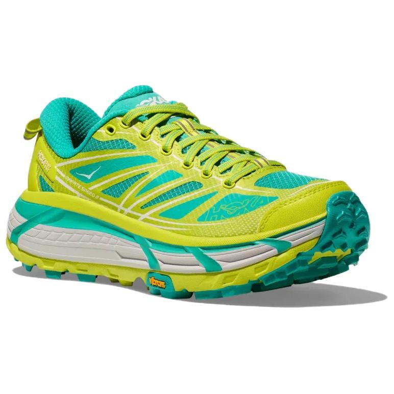 Кроссовки Mafate Speed 2 мужские с низким верхом зеленый Hoka One One — фото 4