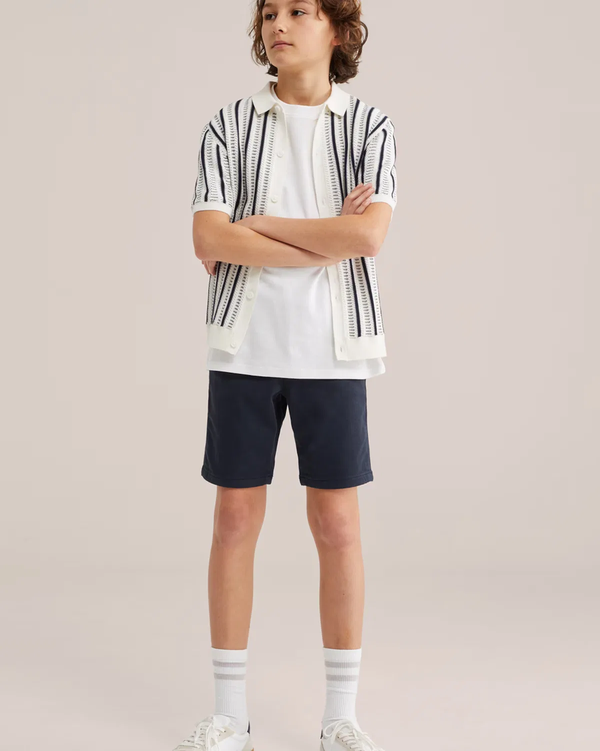 Узкие брюки We Fashion, Marine Blue — фото 4
