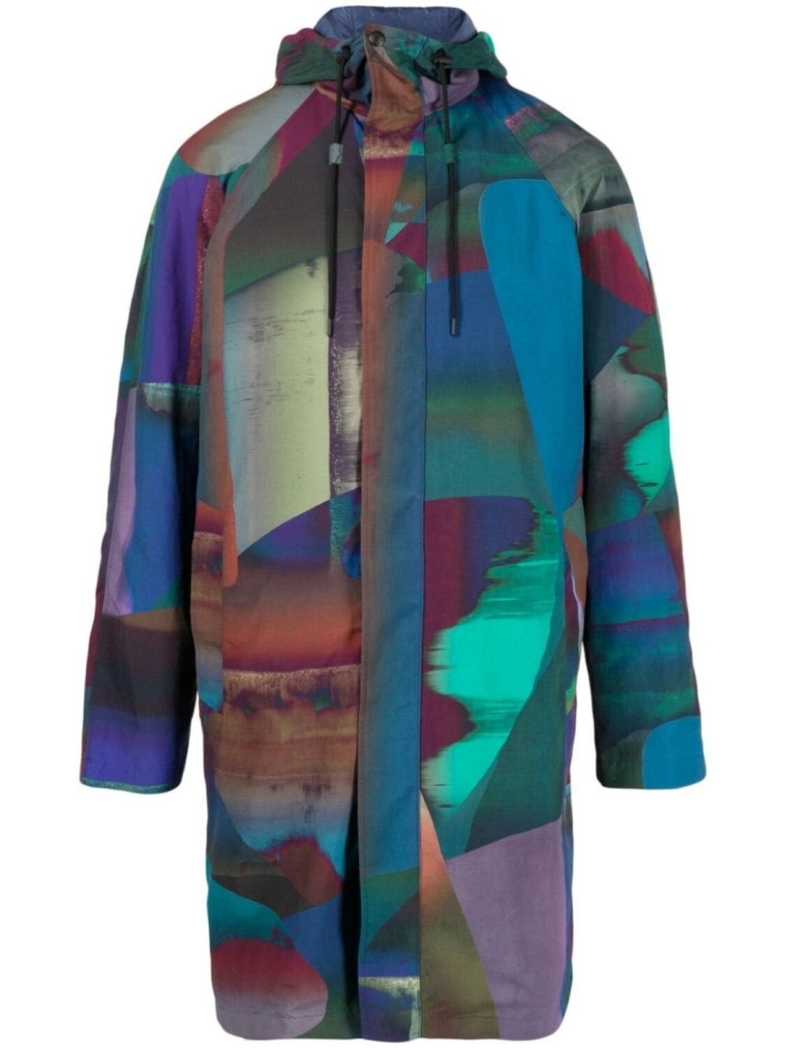 

Paul Smith куртка на молнии с капюшоном и принтом, разноцветный