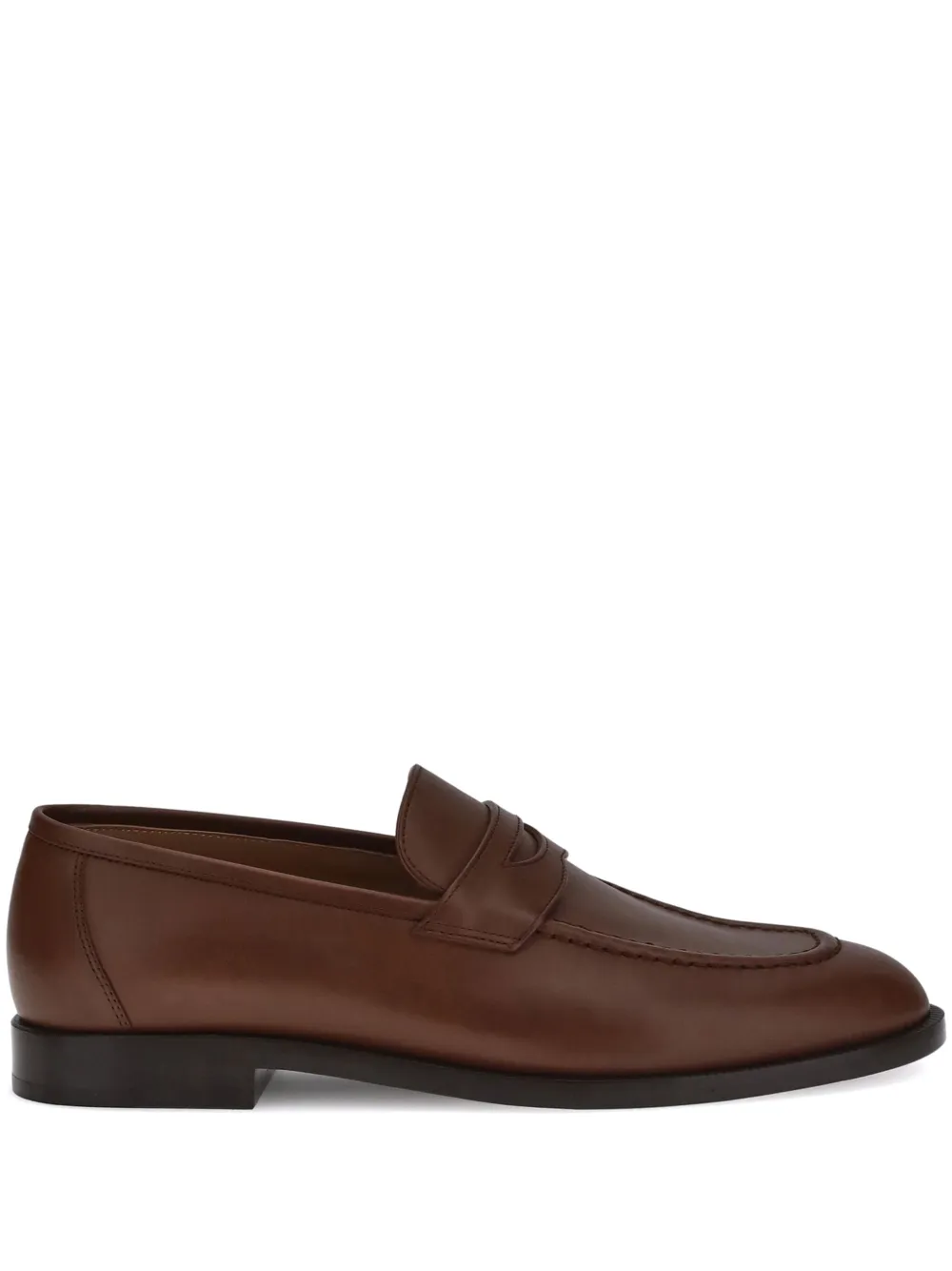 Мокасины сшиты вручную Loro Piana, коричневый