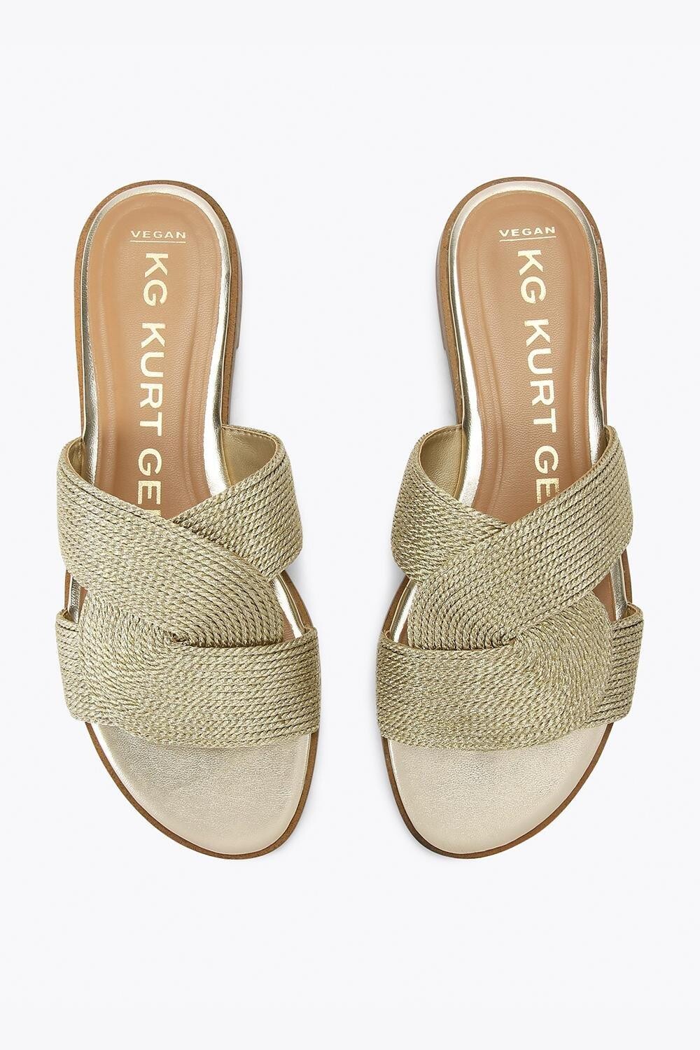 Сандалии «Роза» KG Kurt Geiger, металлик — фото 2