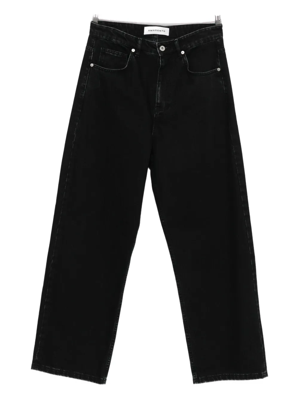 

Джинсы с нашивкой-логотипом Amaranto, черный