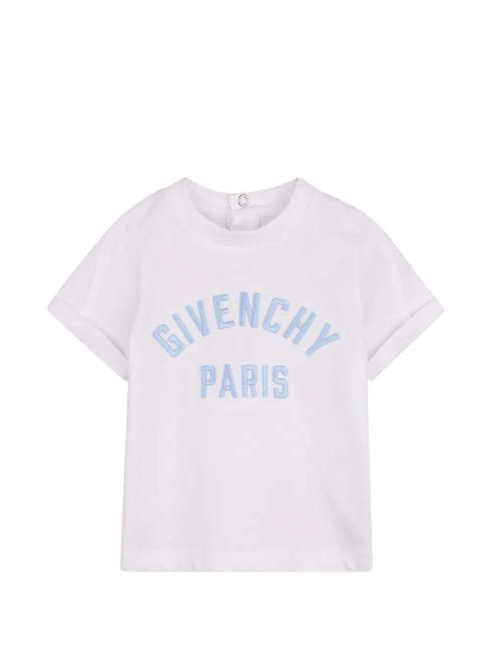 

Футболка с вышивкой Givenchy Kids, белый