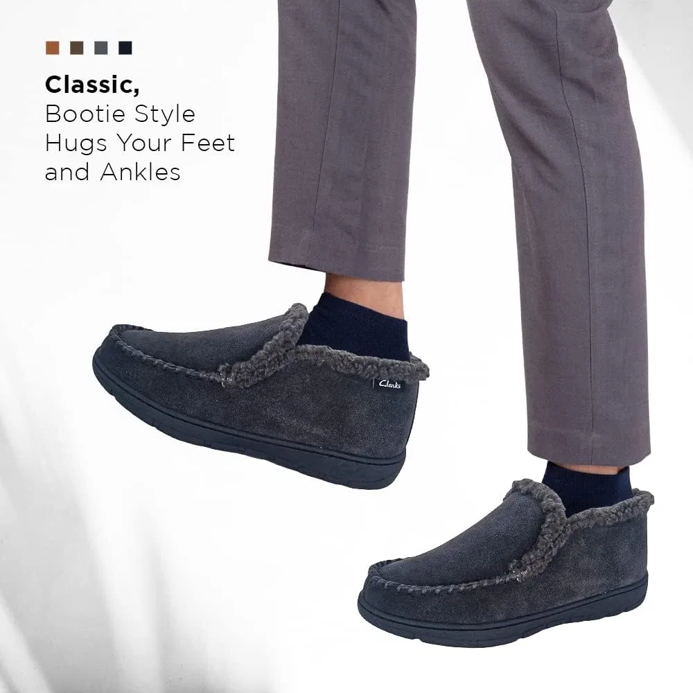 Тапочки на щиколотку с подкладкой из шерпы, Clarks, черный — фото 2