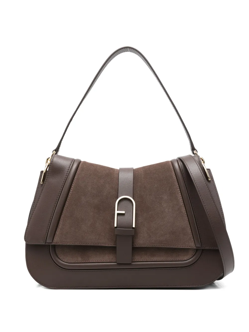 

Большая сумка на плечо Flow Furla, коричневый