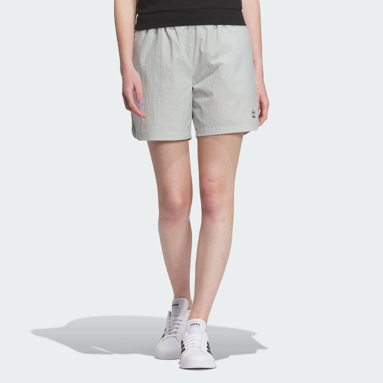 Спортивные шорты Women's Silver Adidas Neo, серебряный серый — фото 4