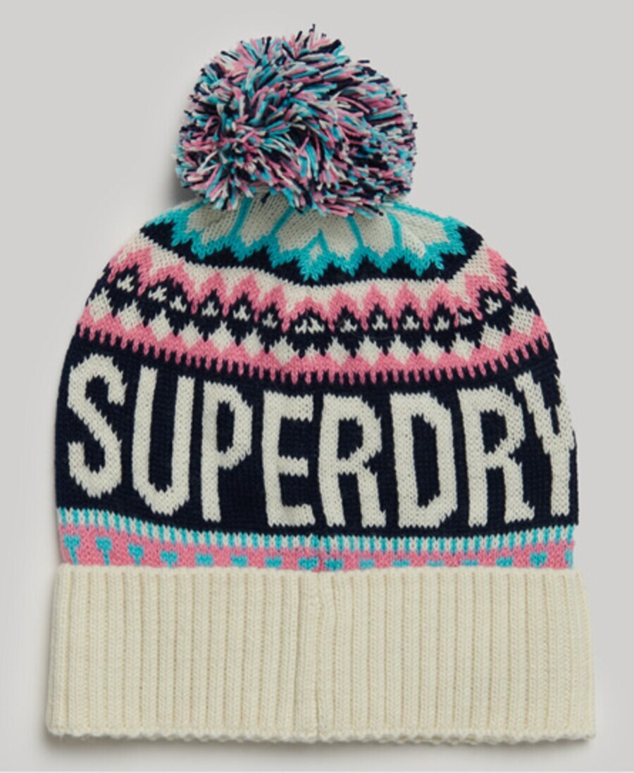 

Шапка Superdry Beanie, бежевый