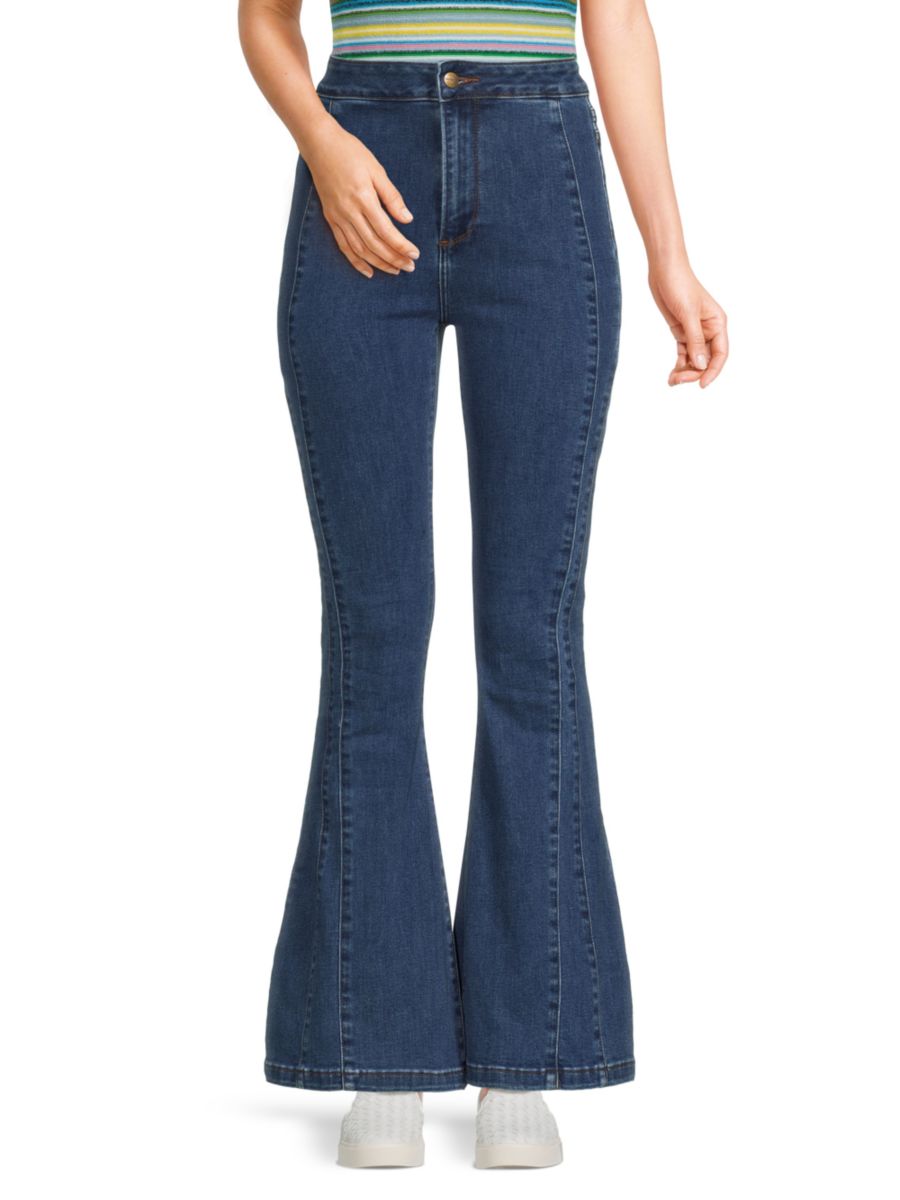 

Джинсы Veda X Harmony средней потертости Bootcut Driftwood, цвет Medium Wash