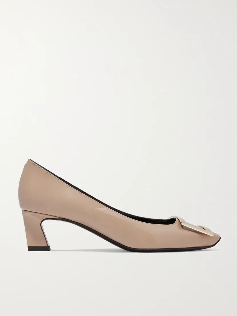 Лакированные туфли Belle Vivier Trompette 45 Roger Vivier, бежевый