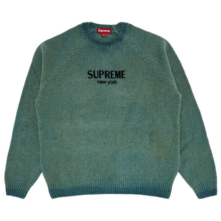 

Свитер Supreme Flocked Logo Sweater, Green