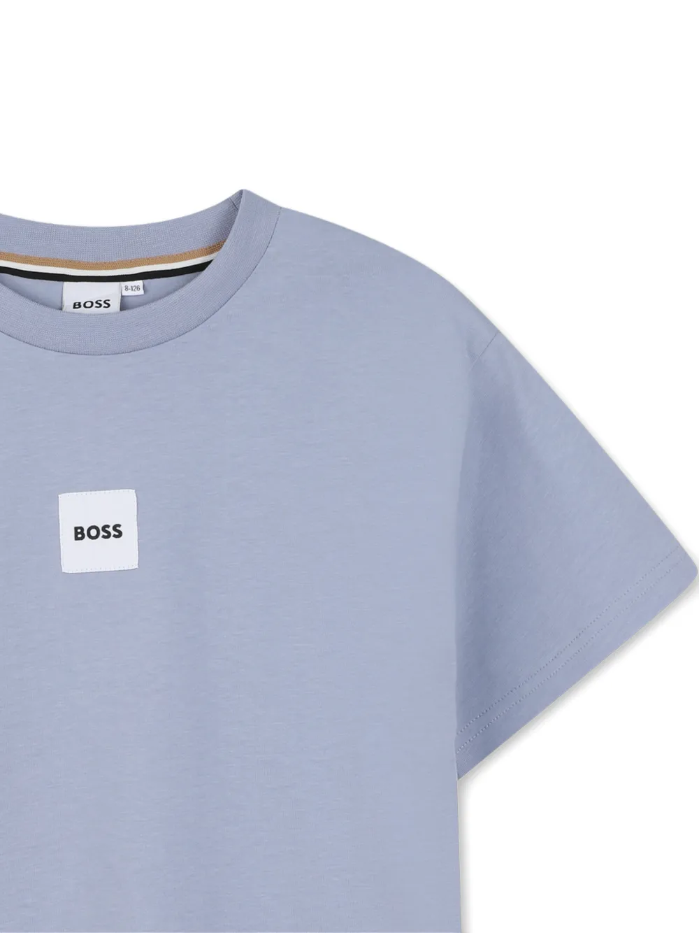 Футболка с короткими рукавами Boss Kidswear, синий — фото 3