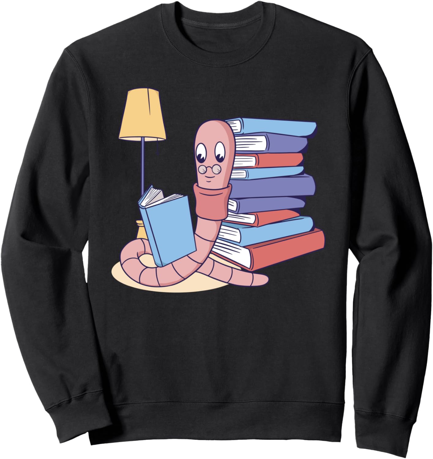 

Забавная толстовка с надписью «Книжный червь читает книги и комиксы» для мужчин, женщин и детей Funny Praying Mantis Comic Gift Idea, черный