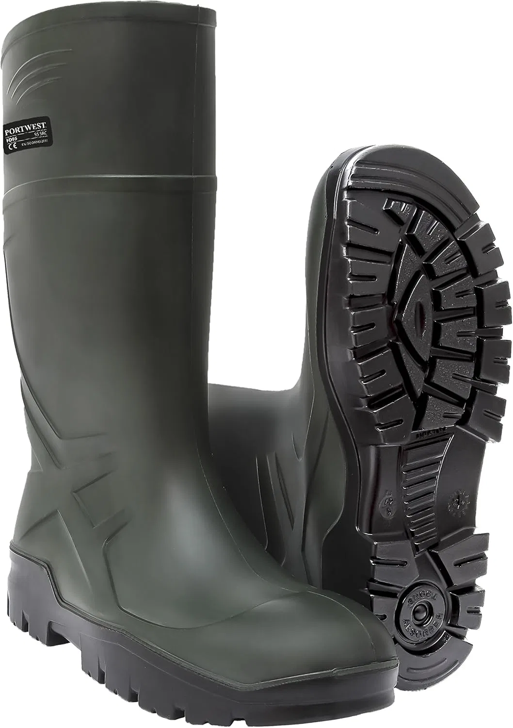 Мужские резиновые сапоги Portwest Wellington, Green