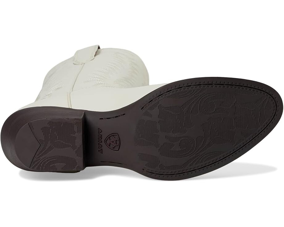 Сапоги женские Ariat Heritage R Toe Tall Stretchfit ковбойский высокие, кремовый — фото 3