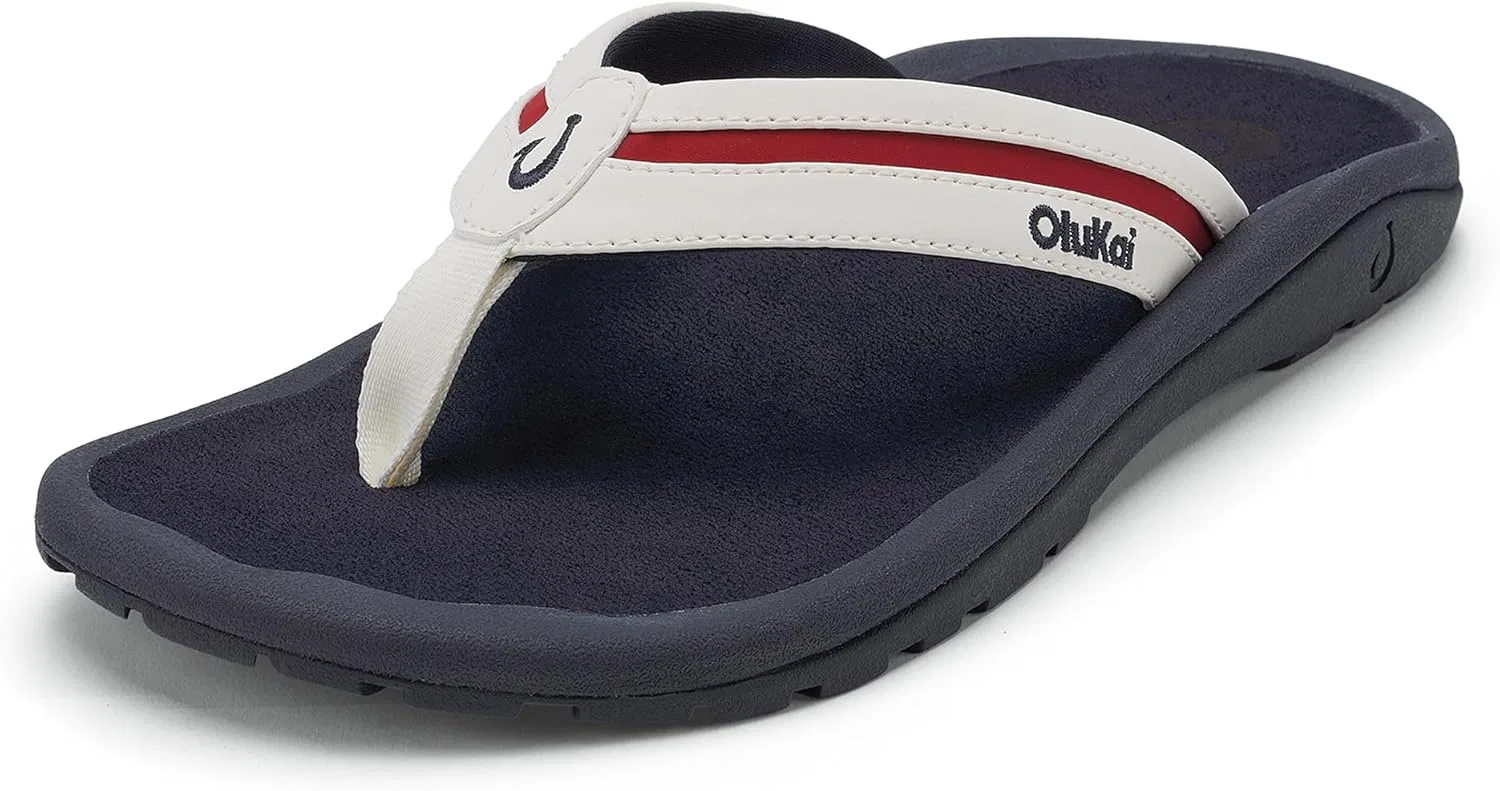 Шлепанцы мужские водонепроницаемые OLUKAI Bright White/Ame