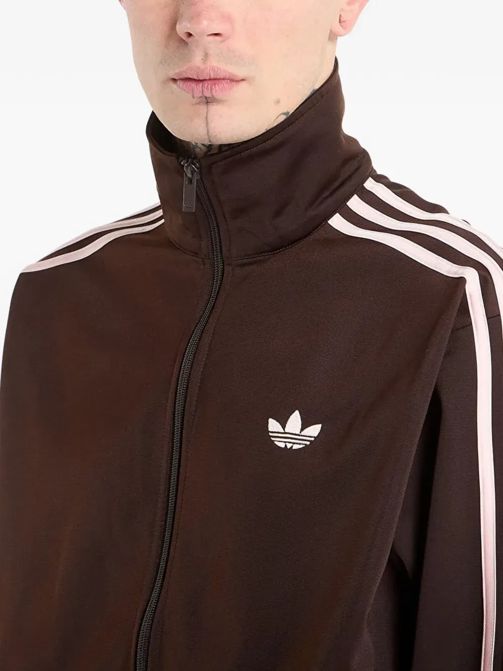 Толстовка Firebird на молнии Adidas, коричневый — фото 4