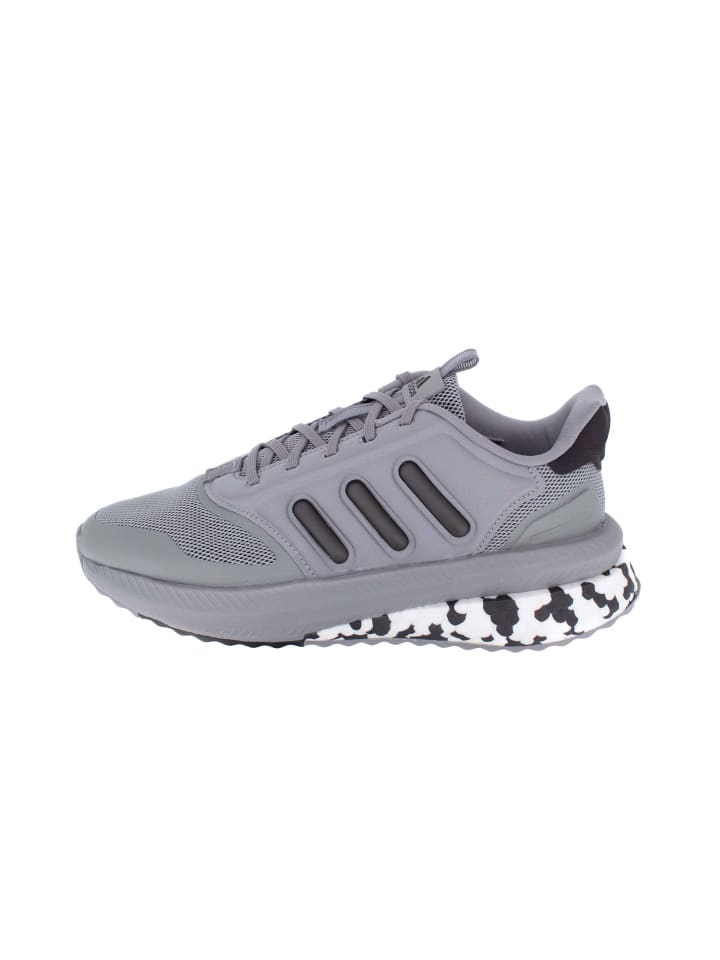 

Кроссовки на шнуровке adidas, серый