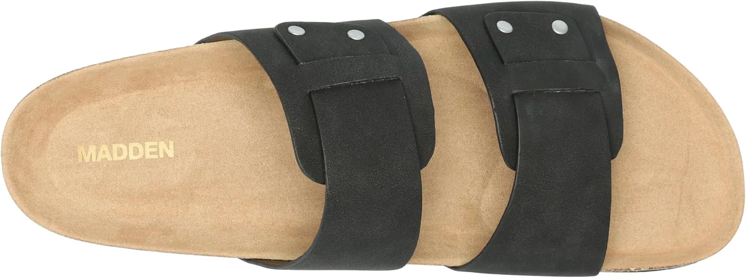 Шлепанцы Steve Madden mens M-pompin, черный — фото 4