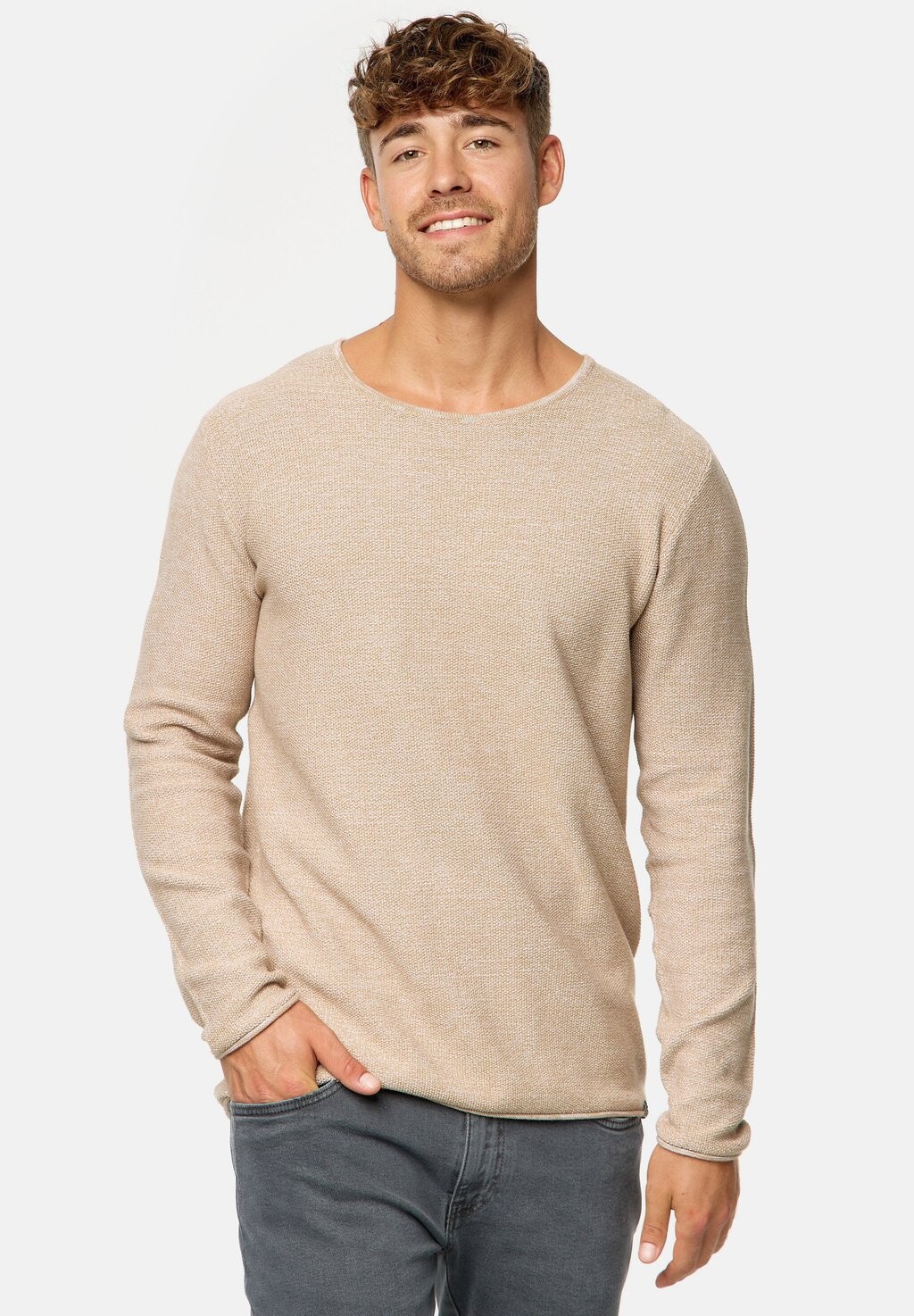 

Свитер Loakim Indicode, цвет cornstalk